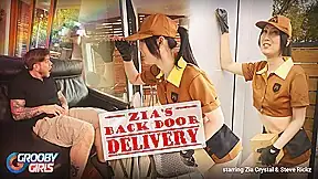 GROOBYGIRLS – Zia Cristal Delivers Gets Fucked Hard