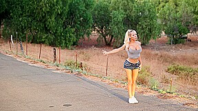 Oh my, I fucked a bigtits trans hitchhiker
