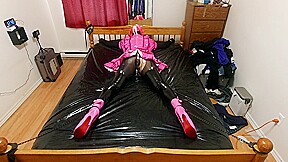 Sissy Maids Bed Bondage