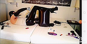 Latex sissyboy from Germany