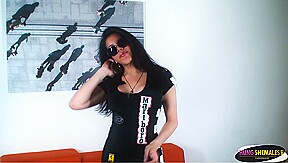 Wanking cock on the sofa – HungShemales