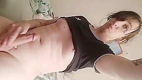 Playing With Girl Cock Until Cum