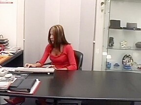 Hot Office Gender Bending Threesome