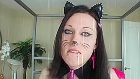 Tranny babes Eva Cassini and Jamie French in ass to mouth hardcore sex