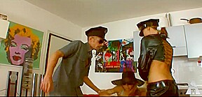 A shemale cop in a threesome – Pinko TGirls