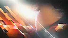 Brunette ladyboy in red bra gets fucked doggystyle on the chair